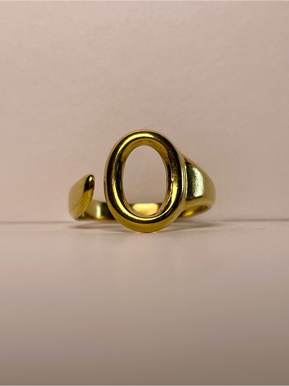 Gold Oval Ring